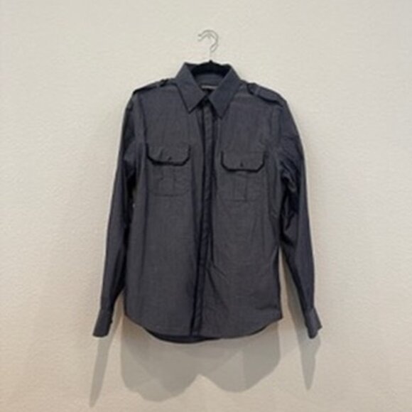 Express Fitted Button-Down Shirt (Size M) - Picture 1 of 3